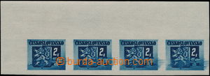 172437 - 1945 Pof.366 production flaw, Bratislava's 2 Koruna blue, ho