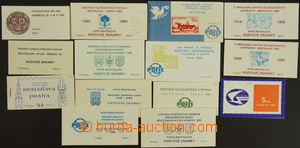 172446 - 1981-90 comp. 14 pcs of various stamp. booklets, mainly POFI