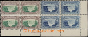 172459 - 1932 SG.29-30, Jiří V., Vodopády, obě hodnoty ve 4-bloc