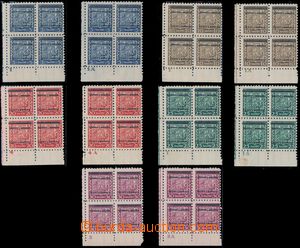 172493 - 1939 Pof.1-5, Coat of arms 5h - 30h, complete set of 10 pcs 