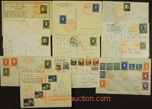 172518 - 1939-40 MOBILE POST OFF. (BUS)  interesting comp. of 12 enti