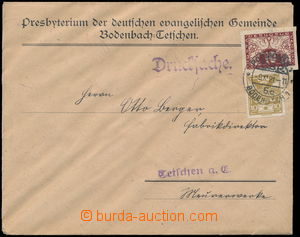 172590 - 1921 firemní tiskopis vyfr. spěšnou zn. Pof.S3 + 146, DR 