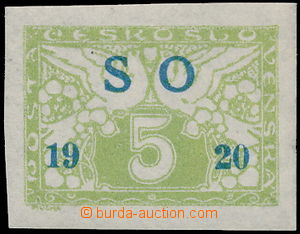 172619 -  Pof.SO27N, Spěšná 5h zelená, bílý papír, modrý pře