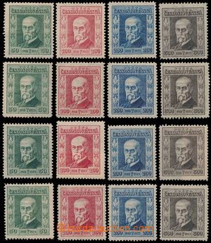 172642 - 1923 Pof.176-179, Jubilejní, 4 série, kompletní sestava p