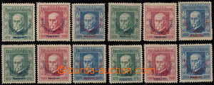 172643 - 1925 Pof.180-182, Olympijský kongres, 4 série, kompletní 