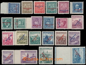 172672 - 1939 Alb.2-22, Overprint issue, Alb.19b *, Bratislava 10CZK 