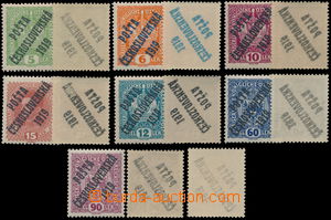 172798 -  Pof.34Ob - 38Ob, 44Ob, 46Ob, Koruna, Karel a Znak, sestava 