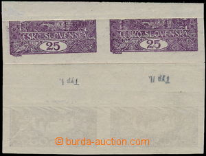 172821 -  Pof.11STs, 25h fialová, vodorovná 2-páska s neobvykle ve
