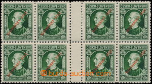 172856 - 1939 Alb.M23B, Hlinka 50h zelená, 2 spojená 4-zn. vodorovn
