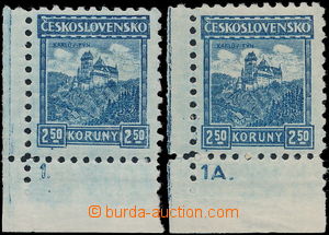 172981 - 1926 Pof.222, Malé krajinky, Karlštejn 2,50Kč, bez průsv