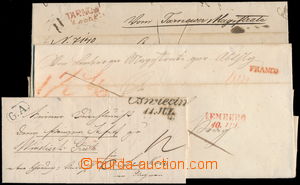 173018 - 1847 POLAND  letter with red cancel. TARNOW; letter with red