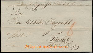 173045 - 1832 CZECH LANDS  letter with cancel. MILLIN (Milín), porto