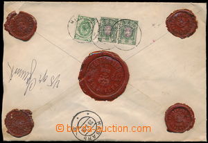 173099 - 1906 Mi.46y,52y(2), 2+25+25kop on money letter from Kazan to