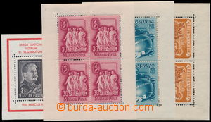 173153 - 1947-1953 Mi.Klb.999, 1034, 1035, Bl.23I, superb souvenir sh