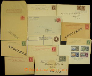 173178 - 1890-1935 comp. of 12 p.stat and letters, 1x Reg letter, 3x 