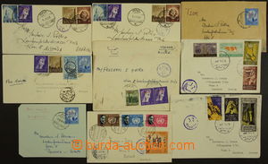 173179 - 1958-1964 GAZA - egyptská okupace, 9 dopisů do Vídně, se