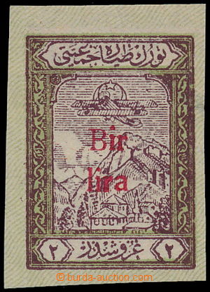 173186 - 1930 Mi.20, Surtax airmail stamp, Opt BIR LIRA on 2Ghr (1Lir