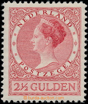 173190 - 1926 Mi.169A, Wilhelmina 2½ Gulden karmínově růžov