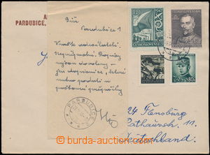 173253 - 1948 VRÁCENÁ ZÁSILKA  dopis zaslaný do Německa s podac