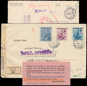173266 - 1942 CENZURA  R dopis adresovaný na Slovensko s podacím DR