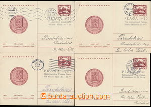 173281 - 1948 CDV95A/1, 5, 6 + CDV95B/1, 30 years post. stamps with a