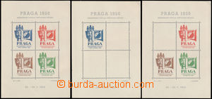 173283 - 1950 PRAGA 1950, soutisk propagačních nálepek v aršíkov