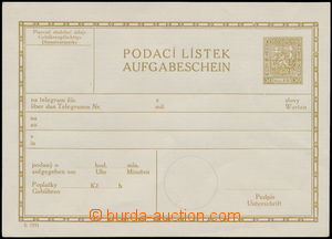 173476 - 1930 CPL3B, Znak 50h, podací lístek, neprošlý, česko-n