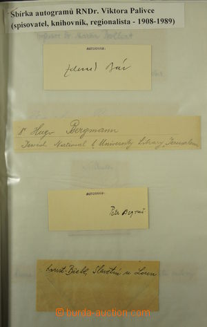 173523 - 1880-2000 [SBÍRKY]  sbírka autogramů spisovatele a religi