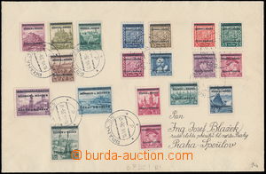 173555 - 1939 philatelically influenced letter with mounted complete 