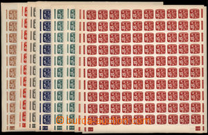 173556 - 1945 Pof.NV23-32, Newspaper stamps, comp. of 15 complete she