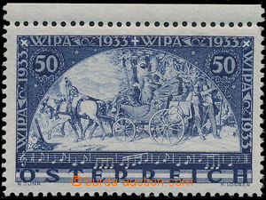 173577 - 1933 Mi.555A, WIPA 50g+50g, bílý papír, zn. s horním okr
