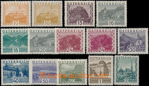 173628 - 1929 Mi.498-511, Velké krajinky, kompletní série; hodnota