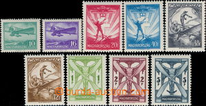 173637 - 1933 Mi.502-510, Airmail; complete set, MNH, cat. 380€