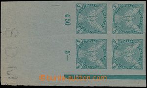 173685 - 1918 PLATE PROOF  Falcon in Flight (issue) 2h green on/for o