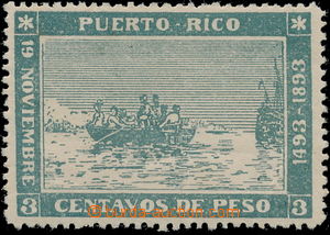 173805 - 1893 Sc.133, Přistání Kolumba na Puerto-Rico (400 let) 3c