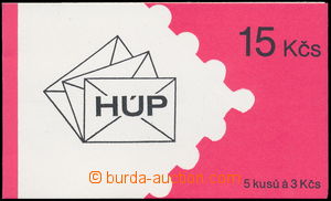 173950 - 1993 ZS5, HÚP Praha červený 15 Kčs, zn. Pof.14, 5x 3Kč