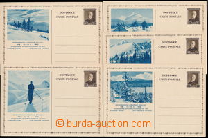 173955 - 1935 CDV57/1-5, FIS, kompletní řada mezinárodních obrazo