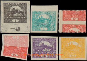 173969 -  production flaw  comp. 6 pcs of stamp.  - print on gummed s