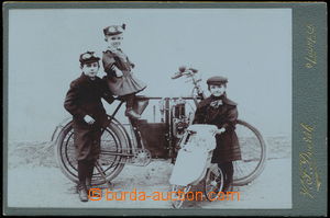 174025 - 1890 AUSTRIA-HUNGARY / MOTOCYKLY  cabinet card motokola mark