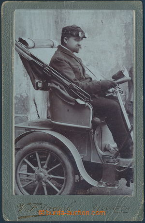 174028 - 1906 AUSTRIA-HUNGARY / AUTOMOBILY  cabinet card car (Laurin 