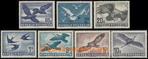 174052 - 1950-53 Mi.955-956 + 968 + 984-987, Ptáci, kompletní sesta