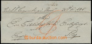 174083 - 1830 CZECH LANDS/  folded letter addressed to Prague, straig
