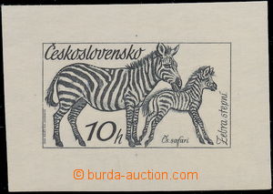 174184 - 1976 PLATE PROOF  Pof.2221, Czechoslovak safari 10h, plate p