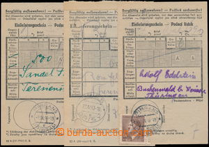 174189 - 1943-45 C.C. BUCHENWALD + ghetto THERESIENSTADT   confirmati