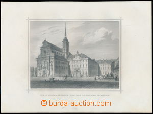 174449 - 1850 BRNO - kostel Sv. Tomáše a Místodržitelský palác,
