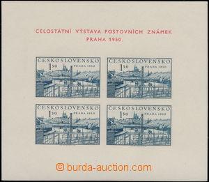 174563 - 1950 Pof.A564, miniature sheet PRAGUE 1950, variant I/32, pl