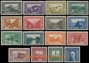 174695 - 1906 Mi.29-44, Landscapes, complete set with mixed perforati