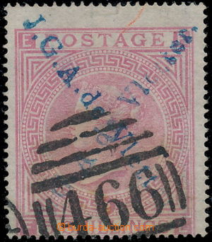 174724 - 1867-83 SG.126, 5Sh růžová, TD 2, písmena F-E, černé o