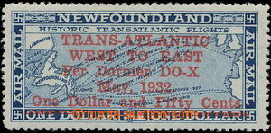 174748 - 1932 SG.221, let Transatlantic, přetisk One Dollar and Fift