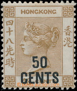 174754 - 1885 SG.41, Victoria 50C/48C yellow-brown; new gum, overall 